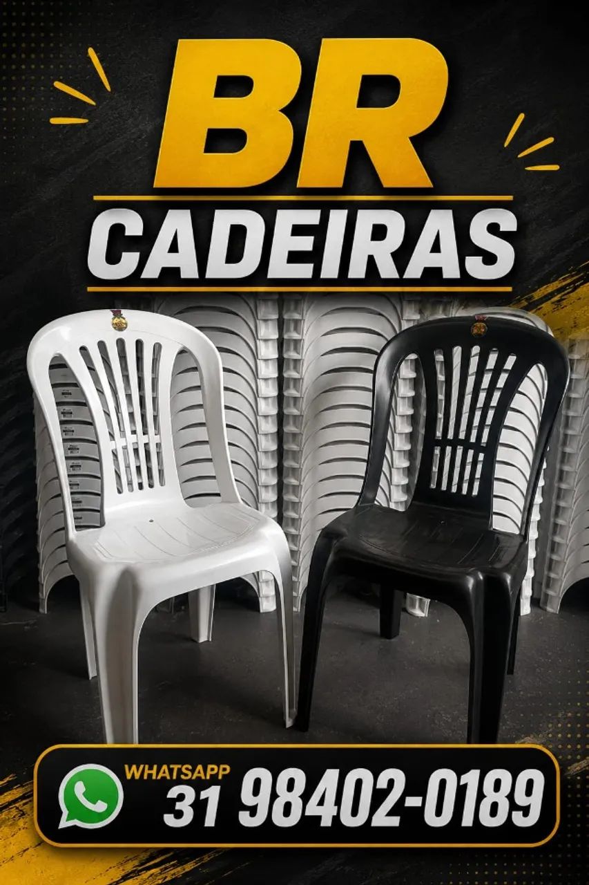 Cadeira de Plástico teste em 182kg