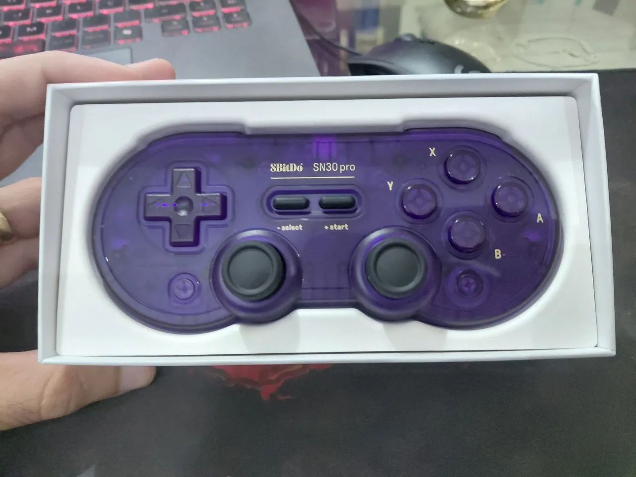 Controle 8bitdo SN30 Pro - Foto 2