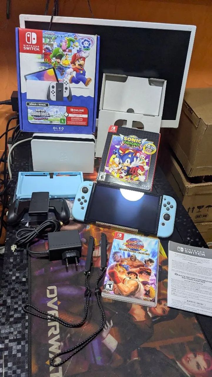 Nintendo Switch OLED e outro V2 aceitamos trocas - Foto 3