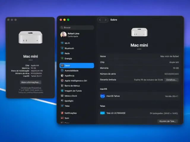 Mac Mini M4 + Magic Mouse - Computadores e Desktops - Lagoa Nova