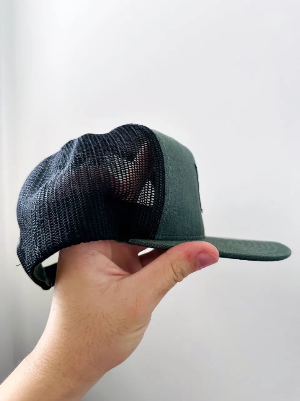 Boné RVCA Snapback com Mesh Importado Verde, versão japonesa - Foto 3