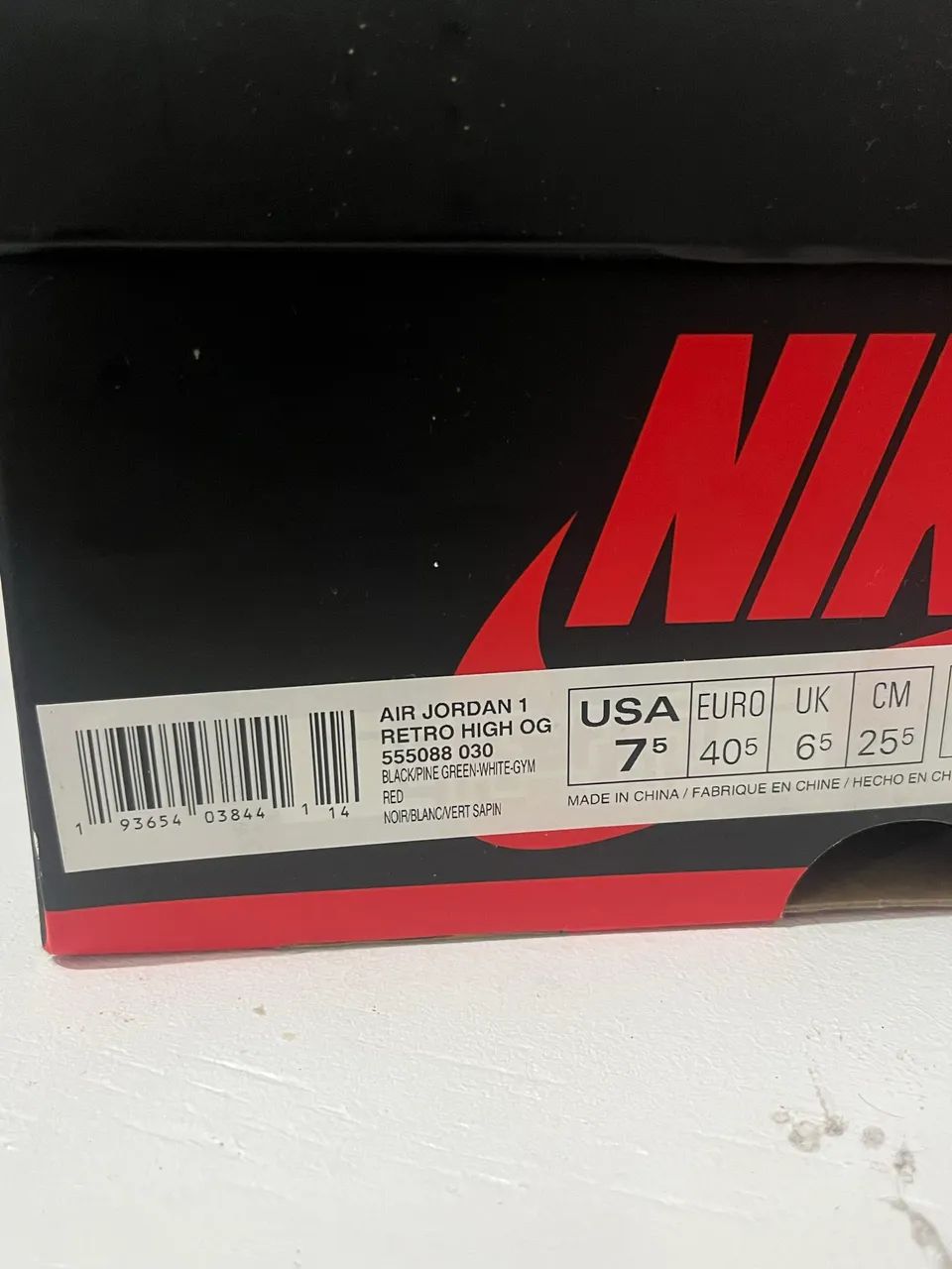 Jordan 1 Retrô High OG Pine Green - Foto 3