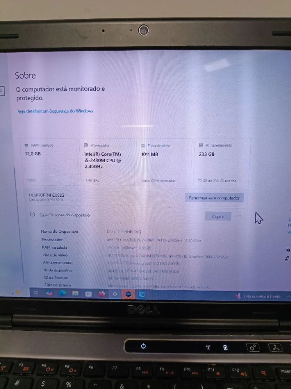 Notebook Dell XPS L502X - Foto 2