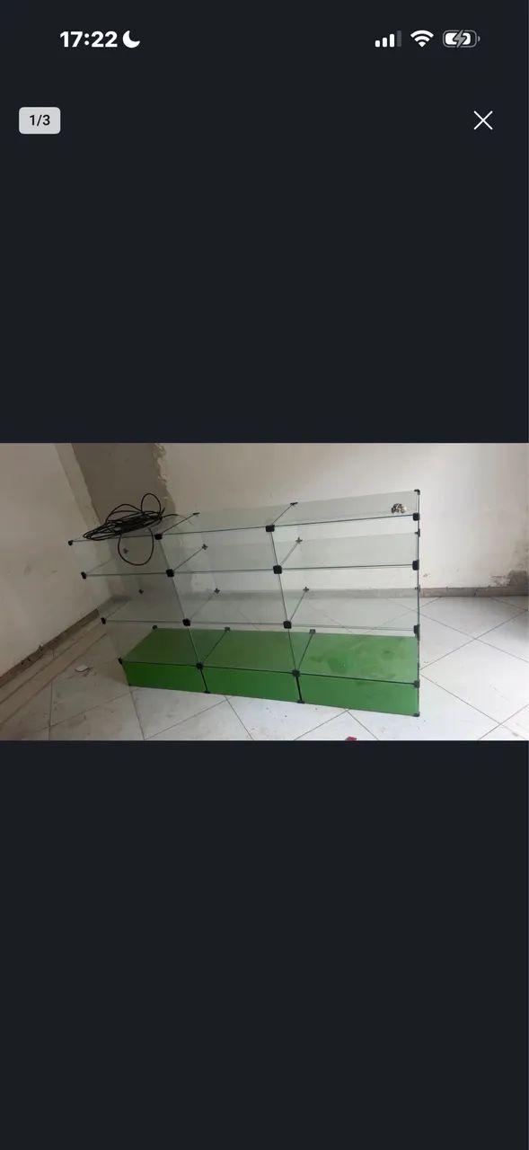 Vitrine de vidro