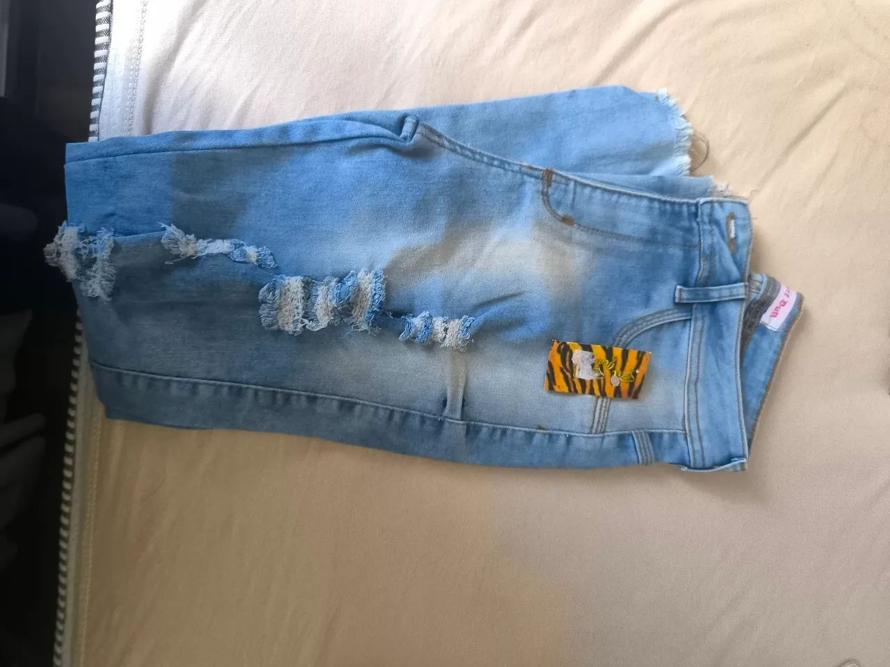 Calça jeans claro tamanho 38