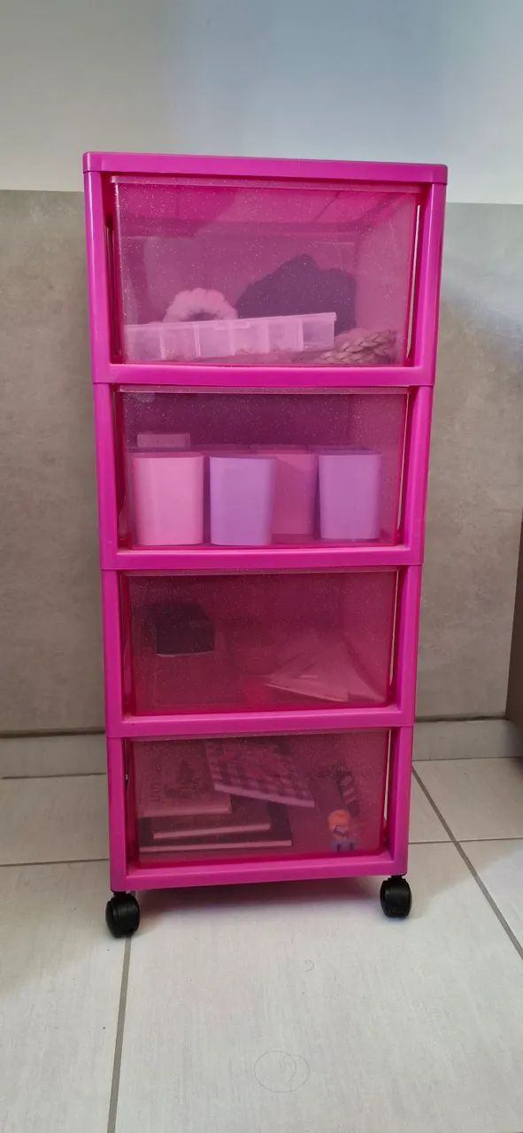 Gaveteiro rosa gigante da Barbie - Foto 4
