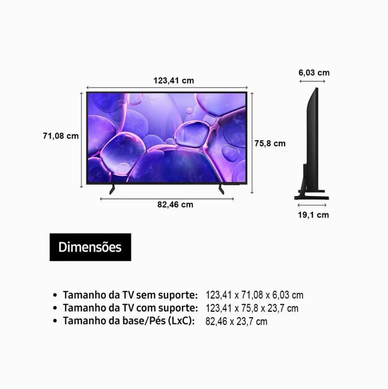 Smart TV Samsung 55 Polegadas Crystal UHD 4K  - Foto 2