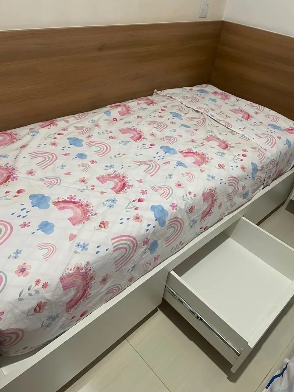 Vendo 2 camas de solteiro da marca TODESCHINI com COLCHÃO INCLUSO!!! - Foto 4