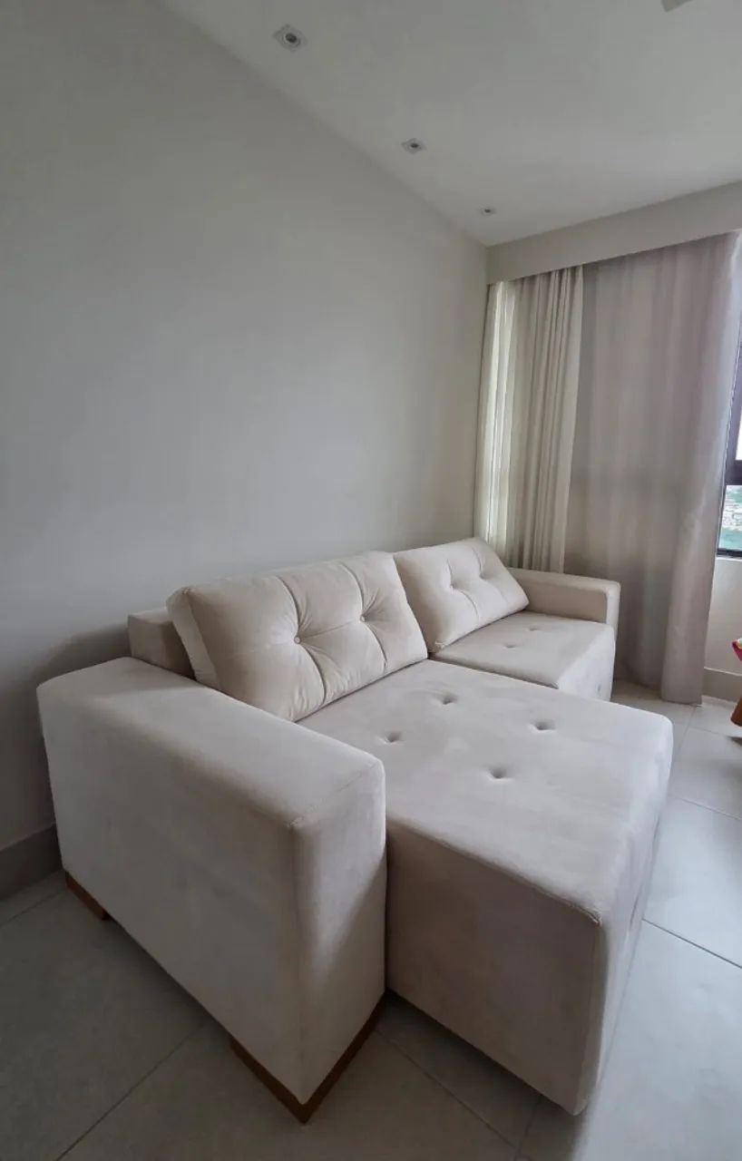 Sofá Retrátil 2,16 m | Bege | Excelente Estado - Foto 3