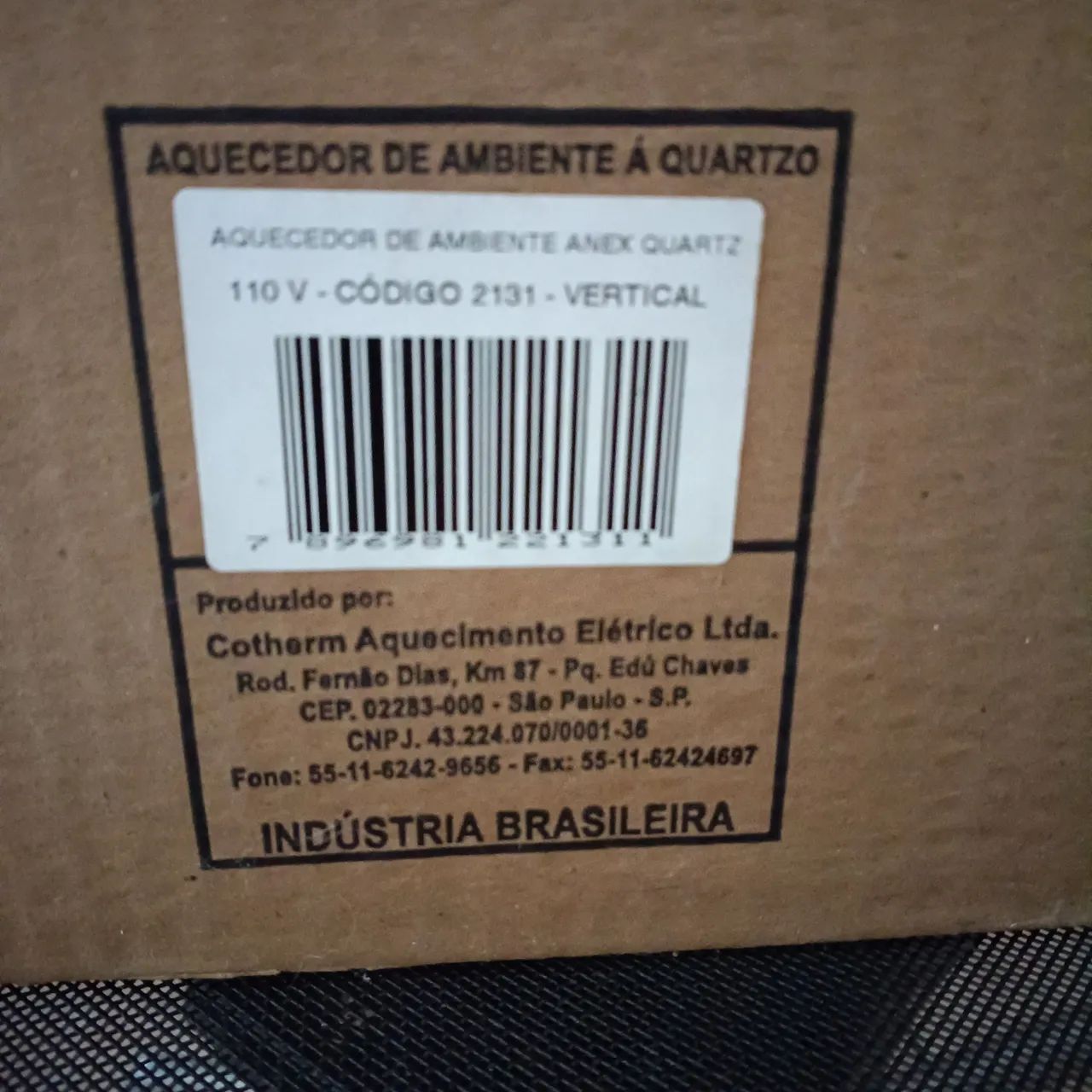 Aquecedor vertical ANEX Quartz 1200W - Foto 3