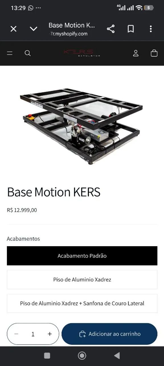 Simulador de movimento 2dof marca kers  - Foto 3