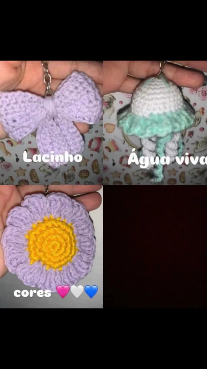 Chaveiros de crochê  - Foto 3
