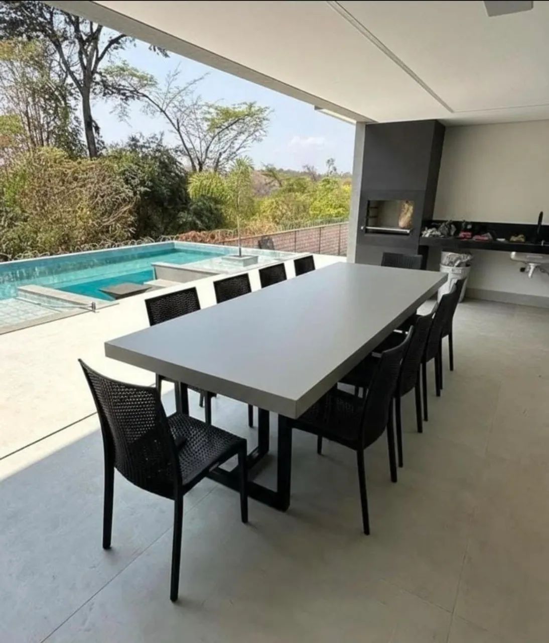 Mesa pedra de ardósia 