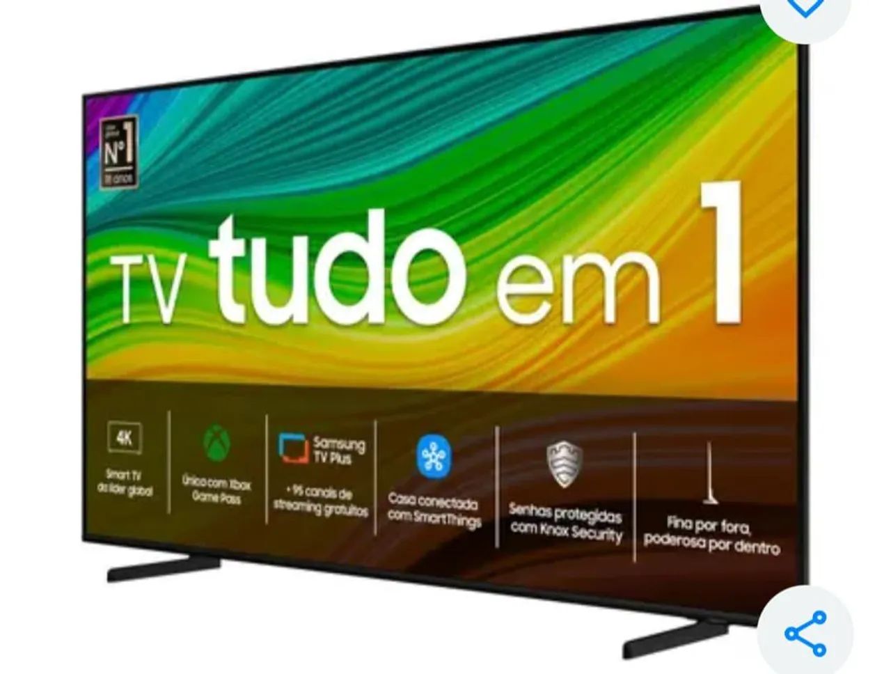 Tv 55 polegadas, Samsung seminova  - Foto 4