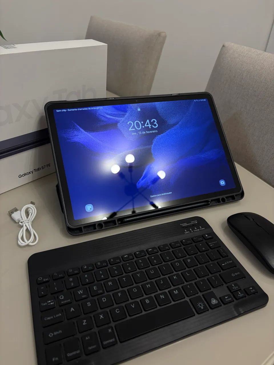 Tablet Samsung - S7 FE + acessórios