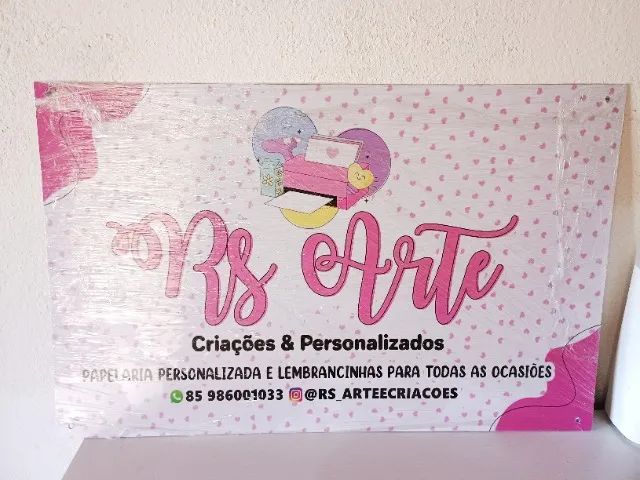 Placa PVC personalizada