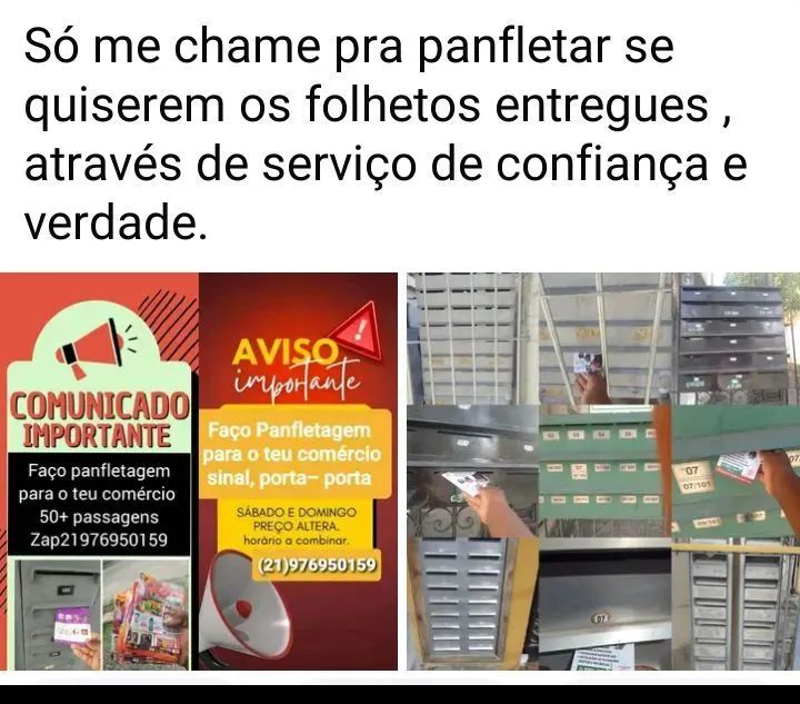 Panfletagem com sucesso 