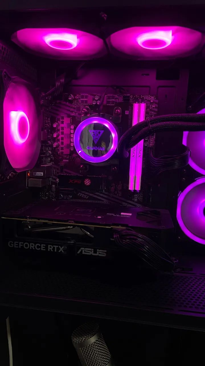 Vendo ou Troco PC Gamer placa de vídeo RTX5060 8GB - Foto 4