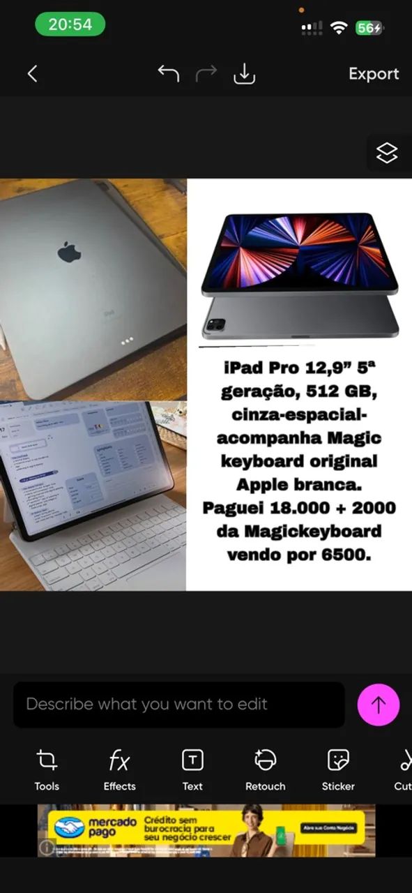 IPAD PRO 5º geração 12,9 polegadas 512GB - Foto 4
