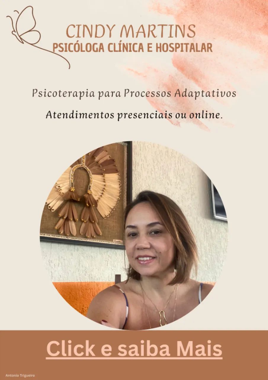Psicóloga Clínica e Hospitalar - Atendimento Presencial e Online 