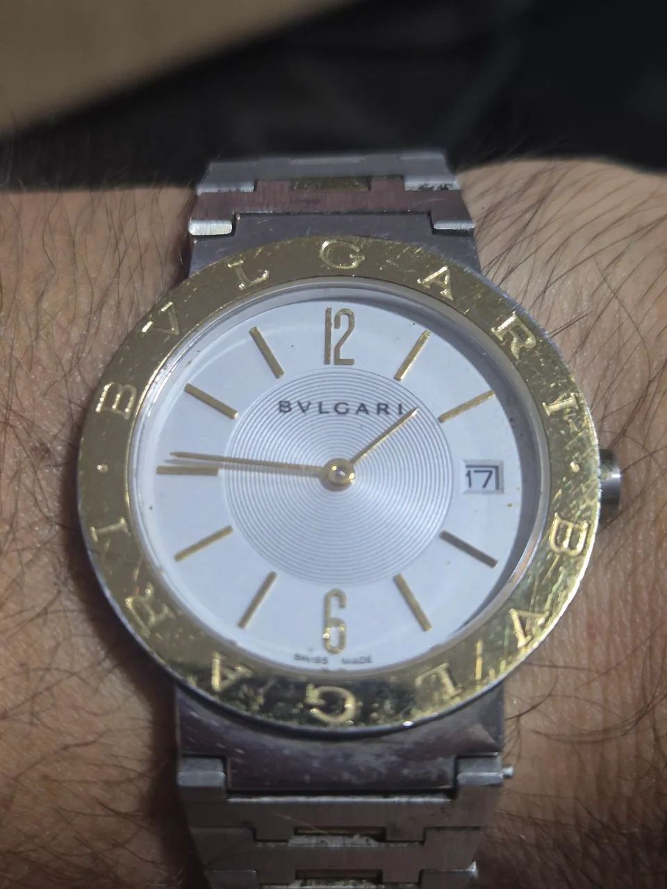 Relógio BVLGARI BICOLOR  BBL37S  QUARTZ   -   FUNCIONANDO PERFEITAMENTE