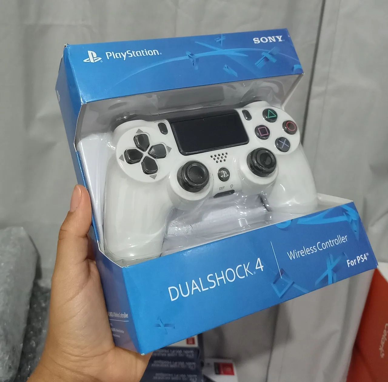 CONTROLE PS4 BRANCO