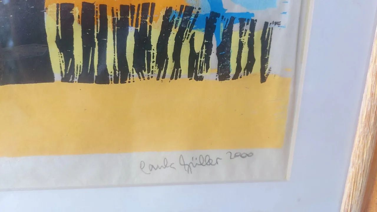 Quadro raro autografado para colecionadores  - Foto 3