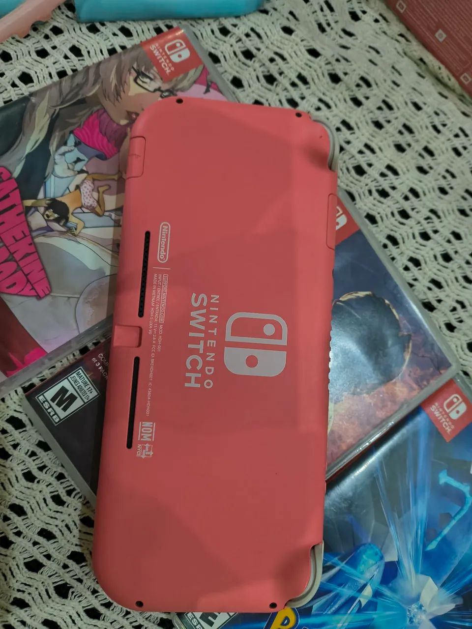 Nintendo switch lite coral - Jogos de Vídeo Game - São José