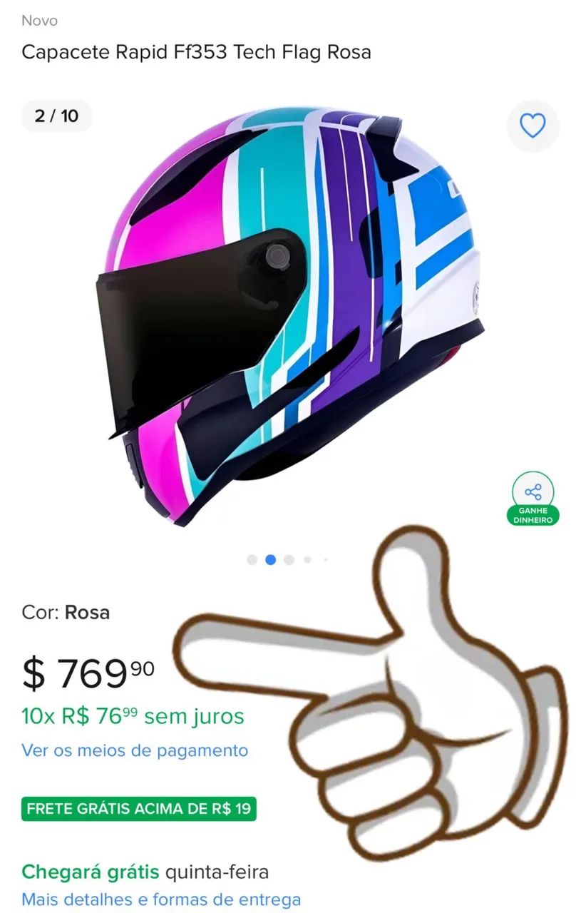 Capacete ls2 