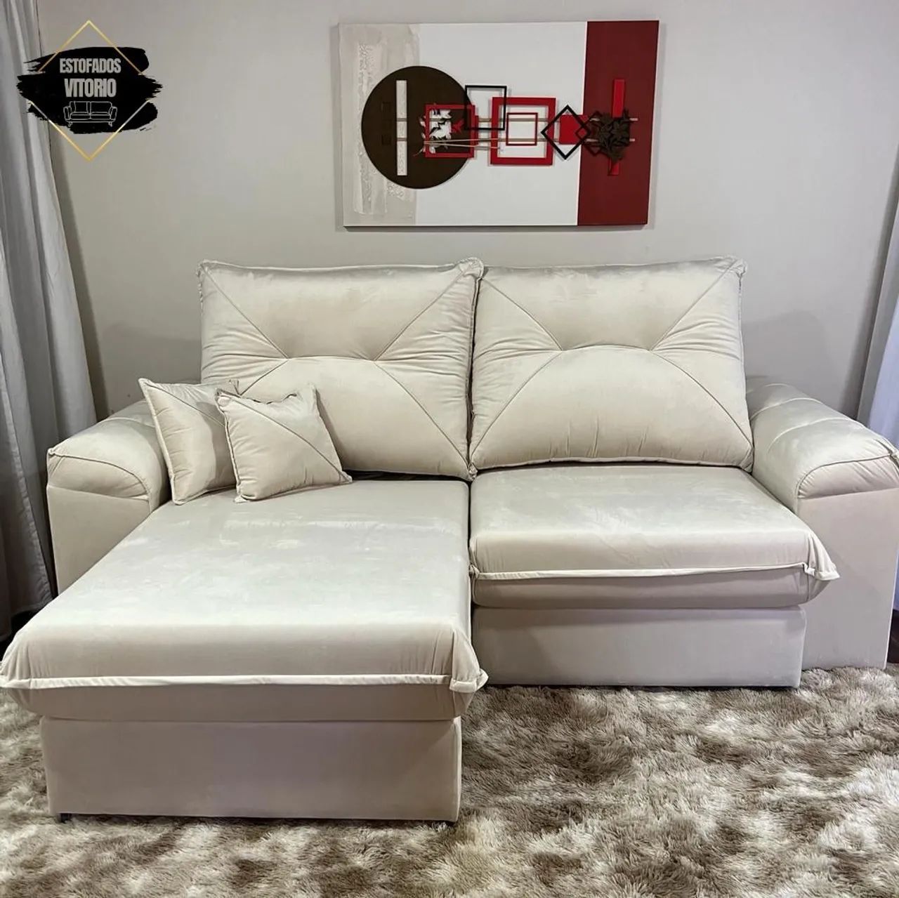 Sofá retrátil e reclinável promoção imperdível! - Foto 5