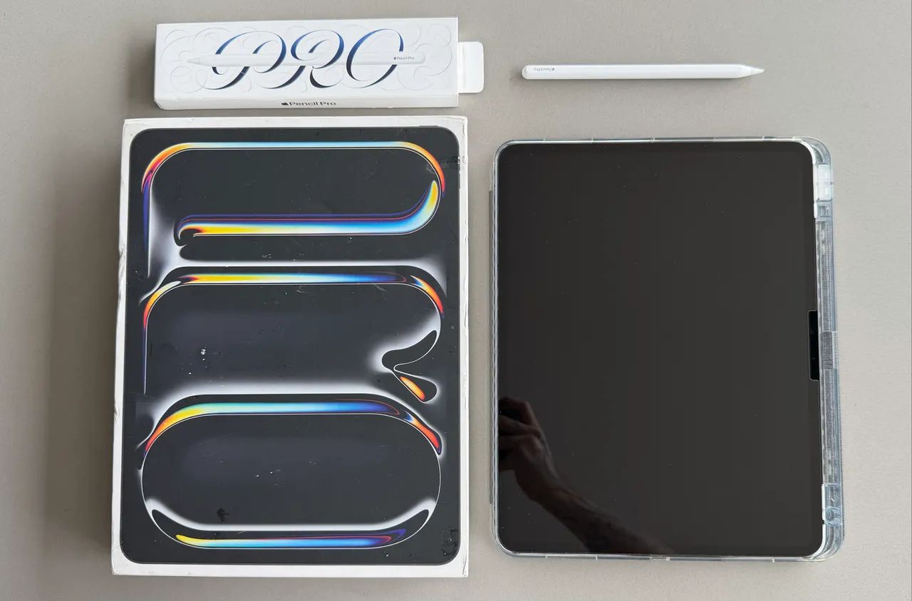 iPad Pro 13? (M4) Wi-Fi 256Gb Preto Espacial + Apple Pencil Pro