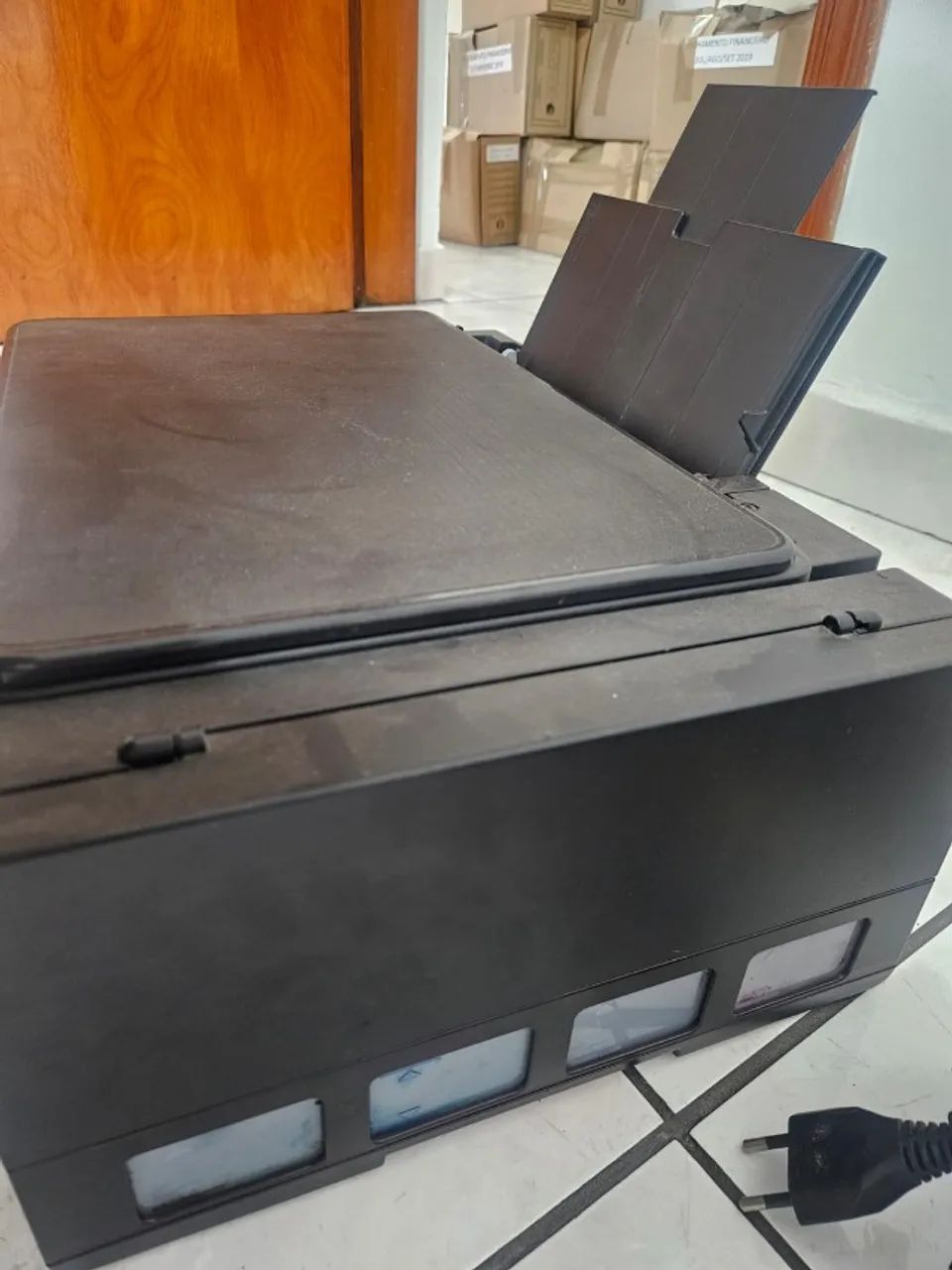 Impressora Epson EcoTank L495 Multifuncional Wi-Fi - com defeito - Foto 4