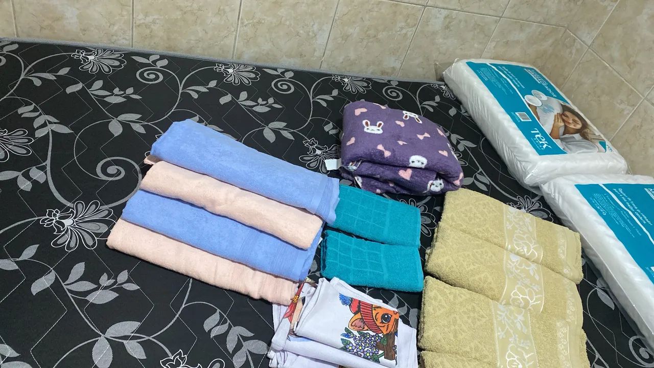 Cama box e geladeira maquina de lavar