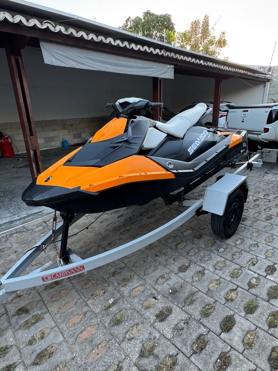 JETSKI SEADOO SPARK COM CARROCINHA ALUMÍNIO  - Foto 2