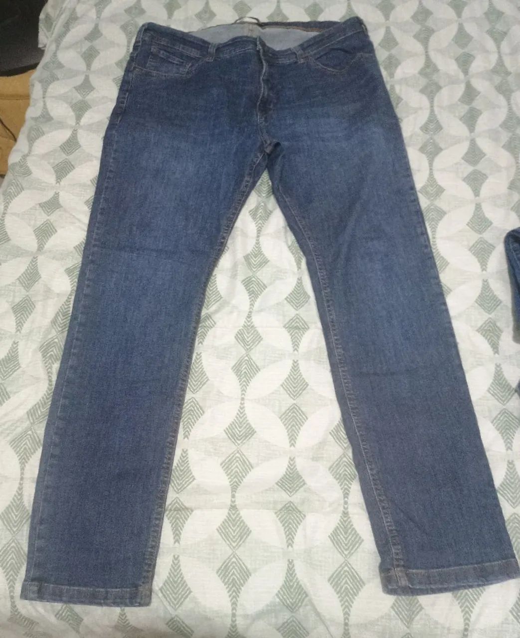 Calça jeans slim masculina 48 Marfino