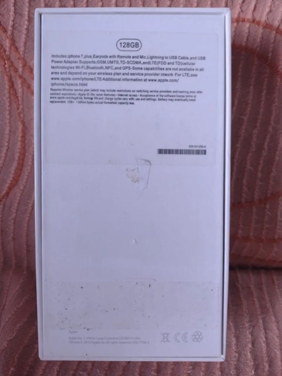 SOMENTE CAIXA VAZIA IPHONE 7 - 128GB - Foto 3