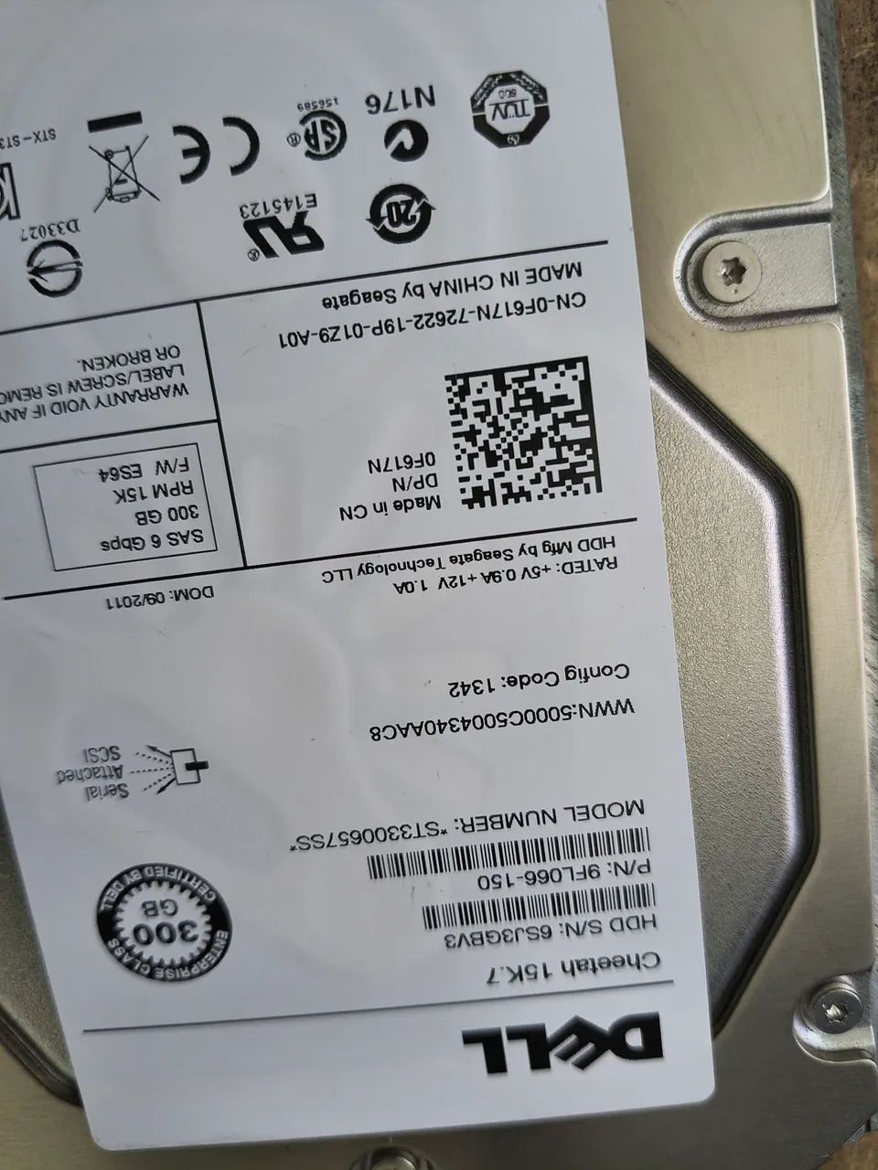 Hdd 300GB SAS