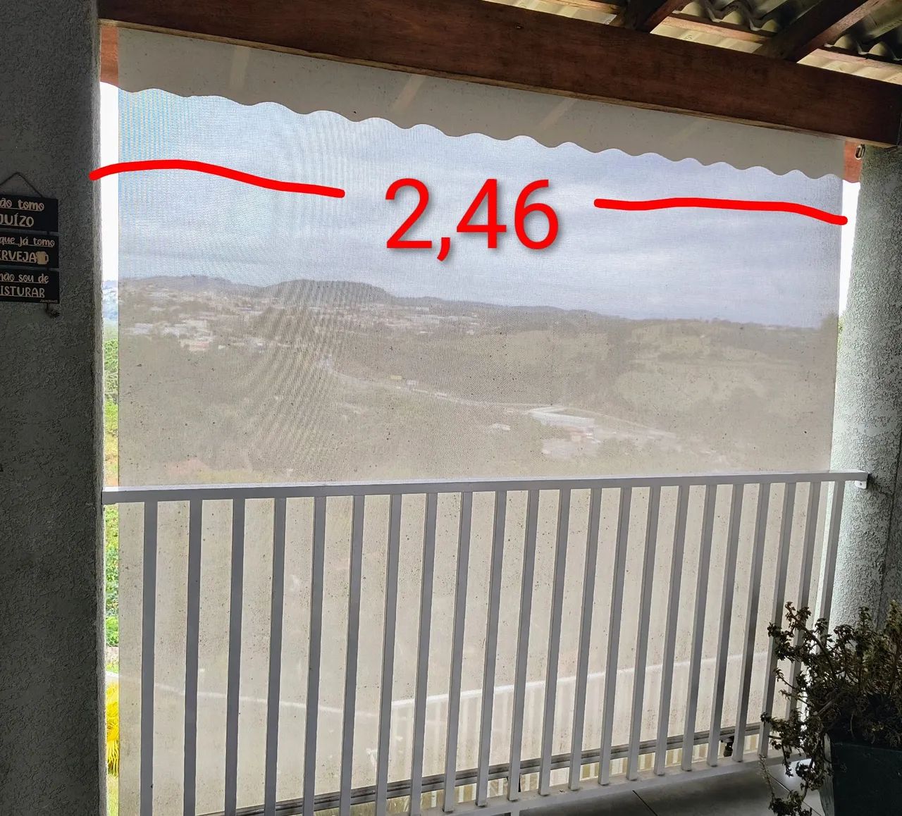 Toldo semi novo 