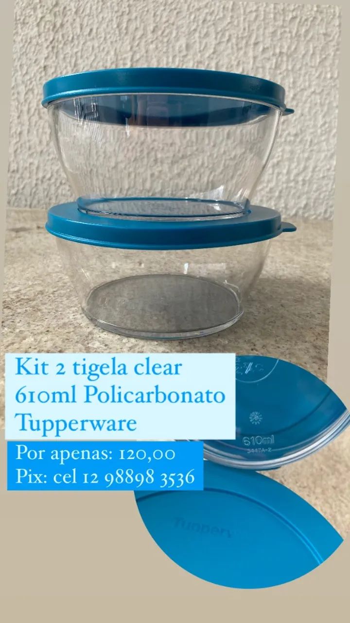 Tupperware itens novos a preço de desapego!