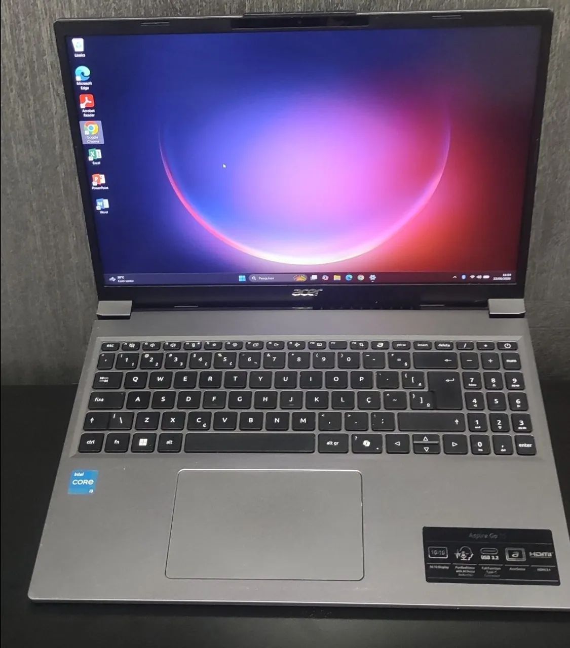 Notebook Acer Aspire Core i3 13ª Geração 8GB RAM - Foto 3