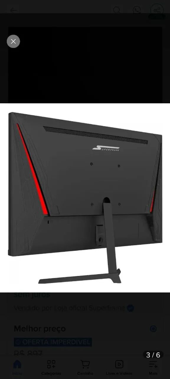 Monitor 240hz 24P SuperFrame
