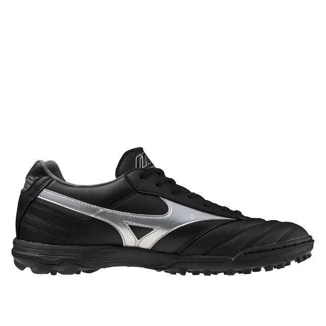 Chuteira Society Mizuno Morelia Elite As II Pro Preto Prata