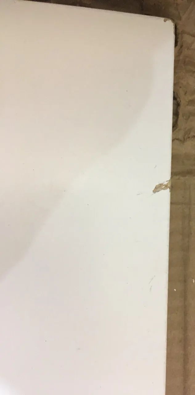 Escrivaninha da Móveis Lacroux em L com 2 Gavetas Branca - NOVA - Foto 5