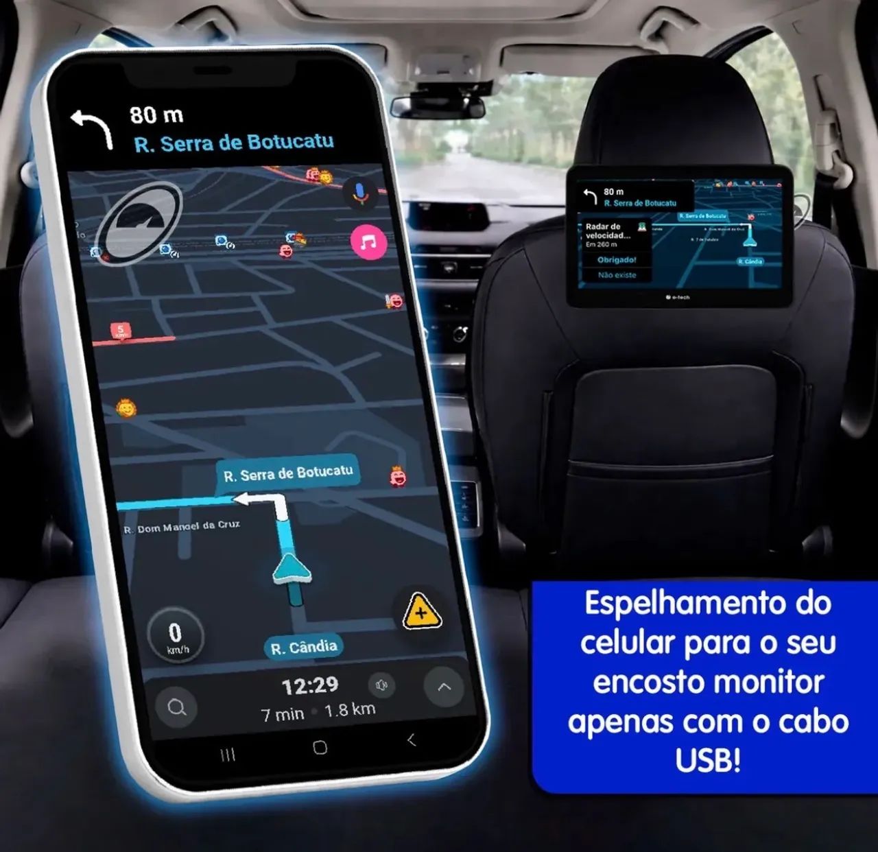 Tela encosto automotivo - Foto 3