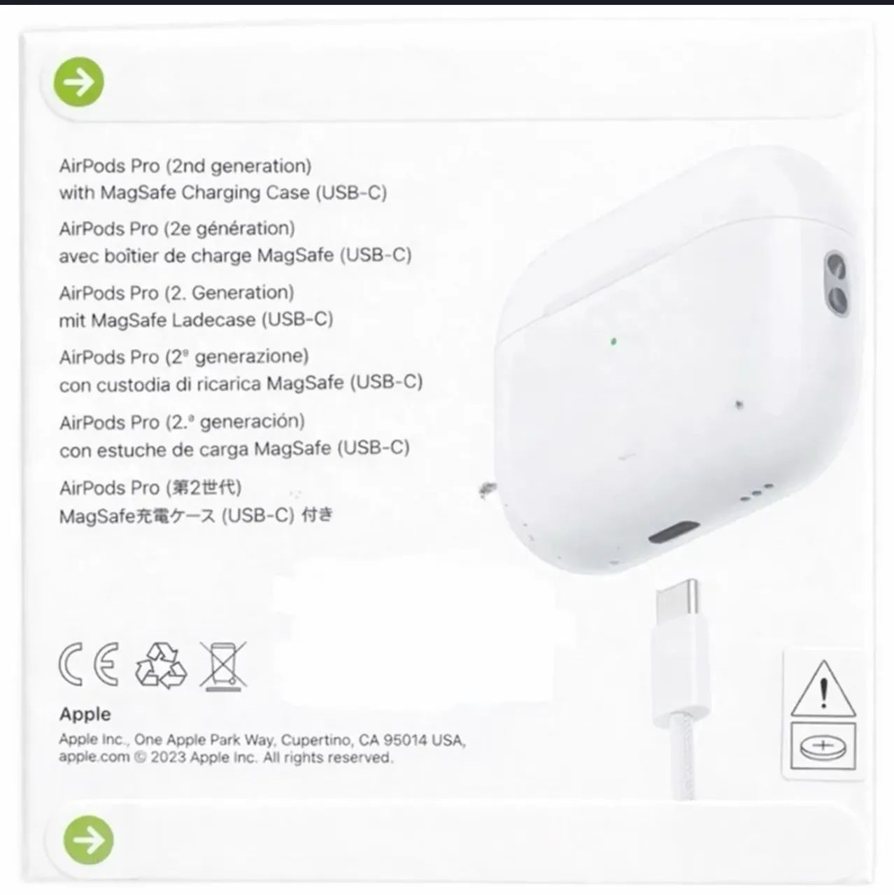 AirPods Pro 2ª Geração USB-C Original Apple Lacrado Nota Fiscal