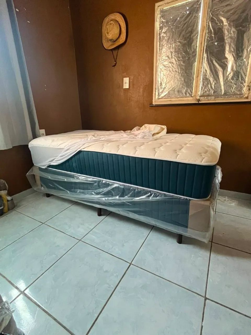 CAMA BOX SOLTEIRO/MAIS COLCHÃO  - Foto 5