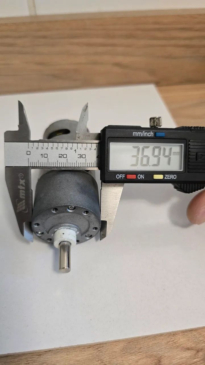 Motor DC com Caixa de Redução - 12V - Foto 2