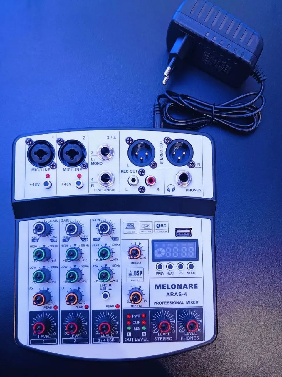 Melonare Mesa De Som 4 Canais Usb Bluetooth MP3 Compacta  - Foto 5