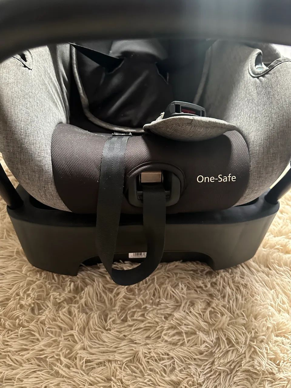 Carrinho de bebê com bebê conforto  - Foto 3