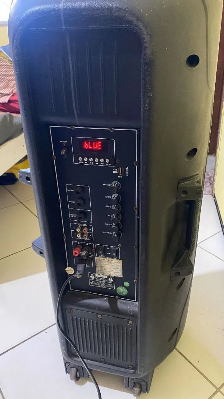 Caixa Amplificada Mondial Connect Power II CM-550 - Bluetooth - USB/SD - 12" - Foto 5